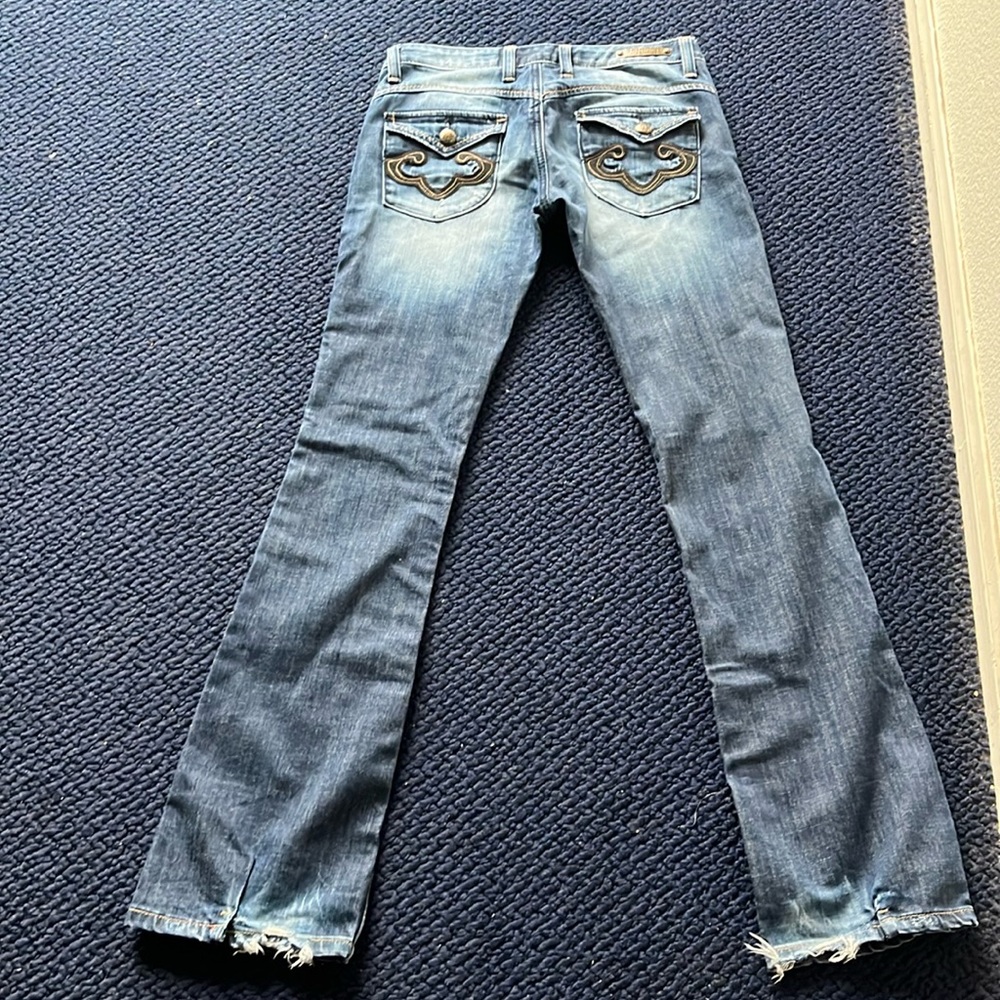 EXPRESS boot Cut Jeans Women Size2 like New used them once. Great condition